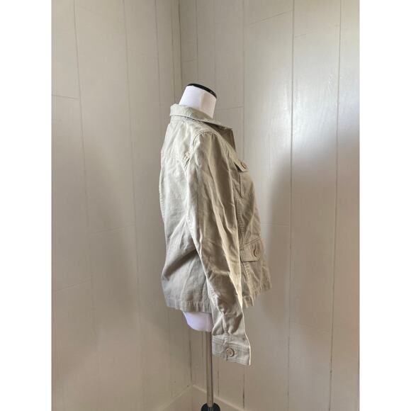 Crazy Horse Khaki Buttondown Jacket, Size M - Picture 2 of 5